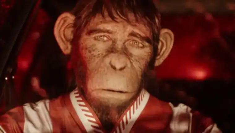 better man film robbie williams majmun