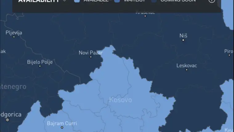 starlink kosovo