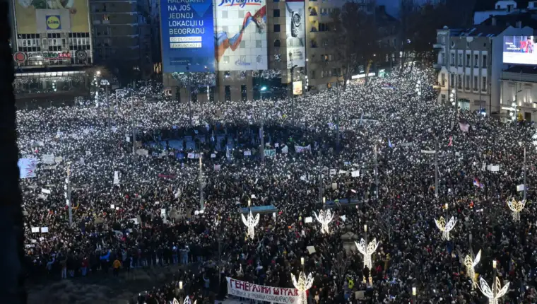 Slavija protest