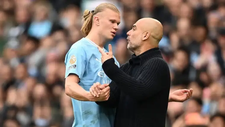 halaand i guardiola