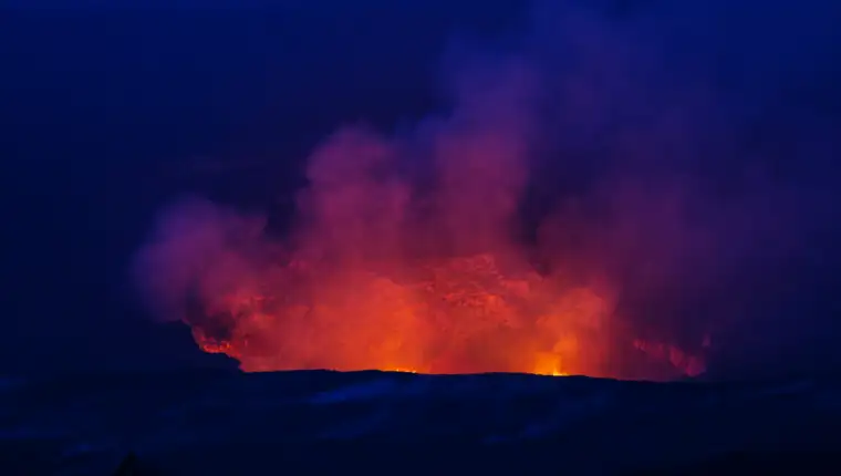 Active volcano