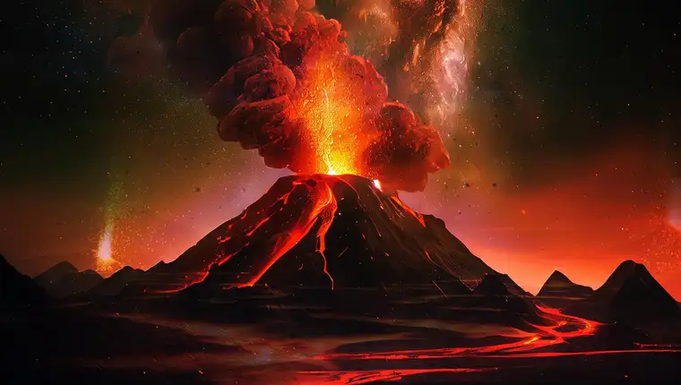 Massive-Volcanic-Eruption-Lava-Illustration