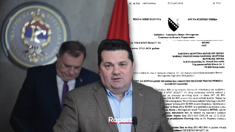 stevandic dodik zahtjev tuzilastvo