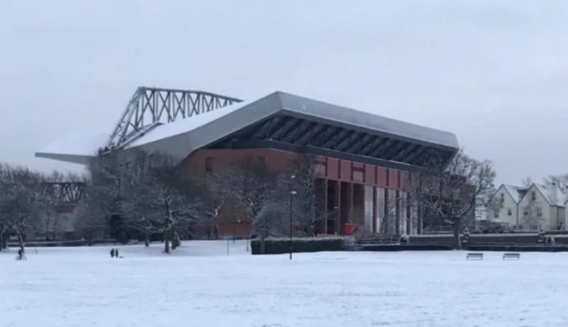 anfield snijeg
