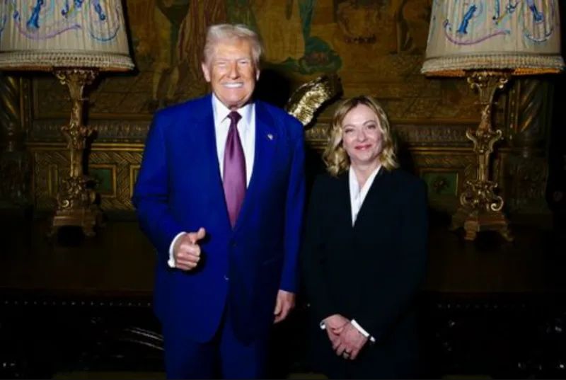 trump i meloni
