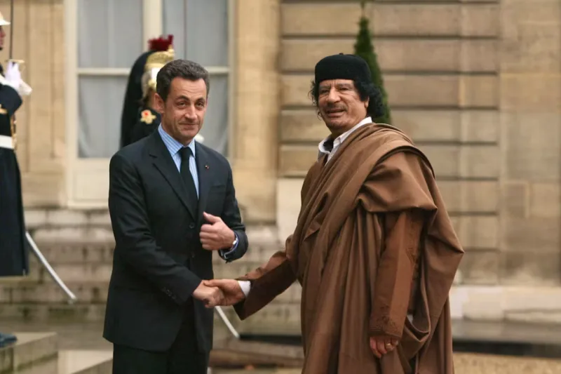 sarkozy gaddafi