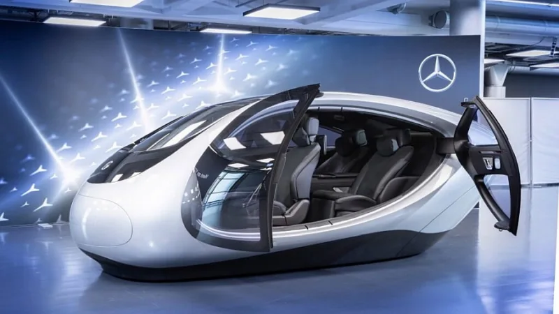 mercedes koncept srebrno jaje