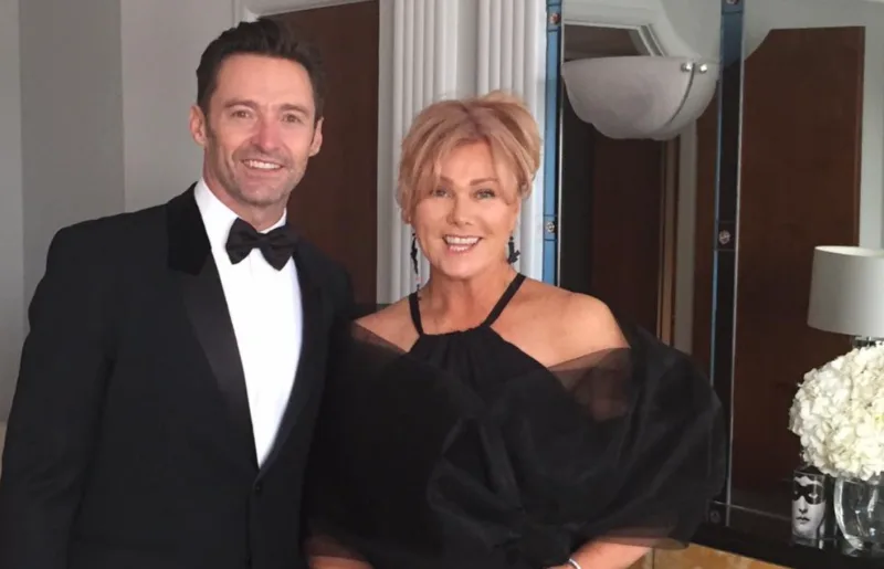 hugh jackmen i Deborra Lee Furness