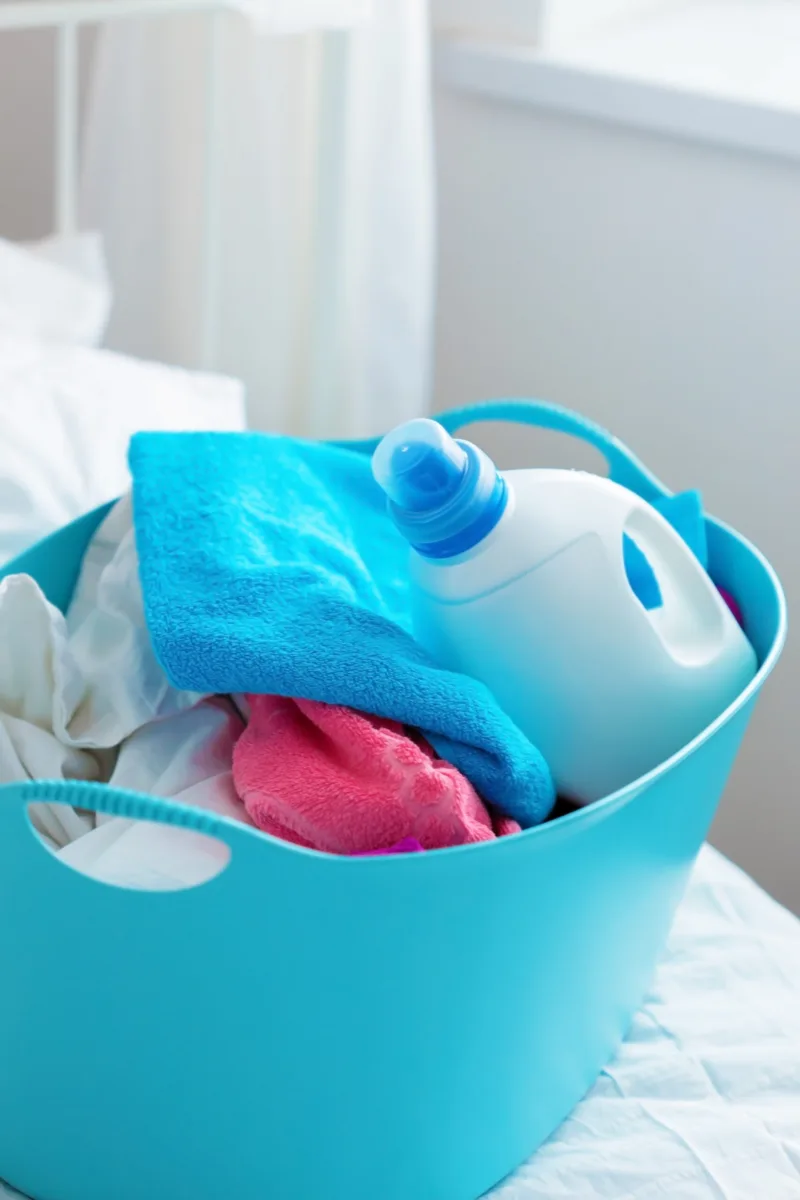 basket of clothes