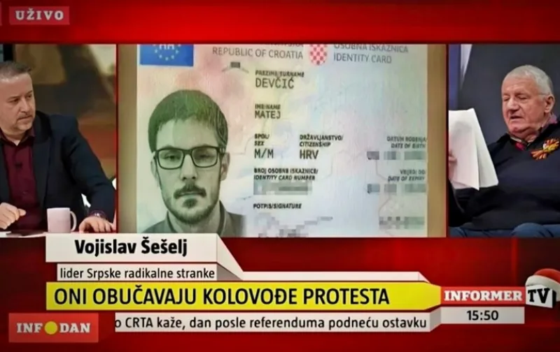 lična karta hrvatskog novinara