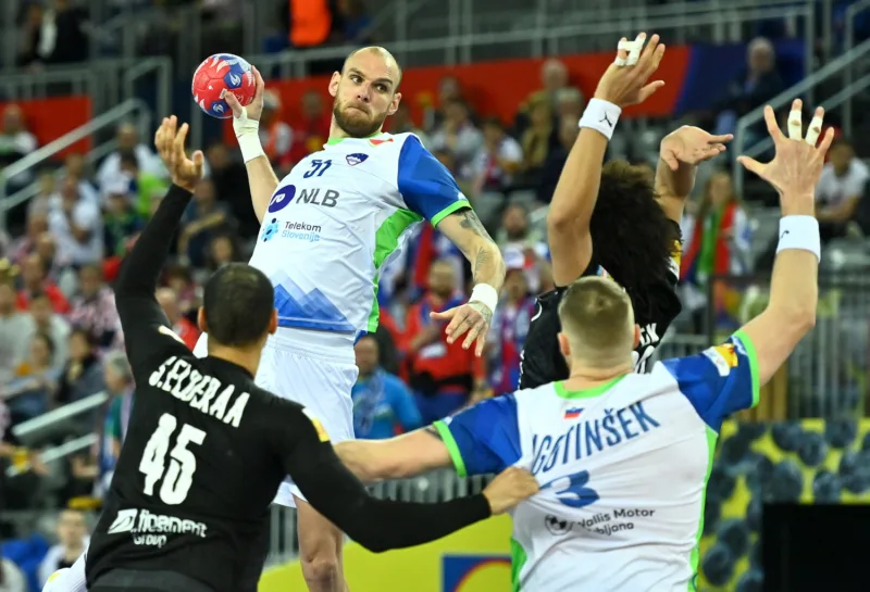 Zagreb, 24.01.2025 - Rukomet: Egipat - Slovenija, utakmica 2. kola drugog kruga Svjetskog prvenstva