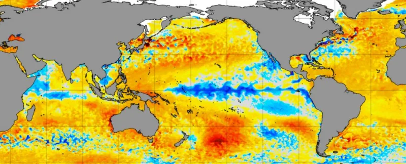 SeaSurfaceTemperatureHeatMapJanuary2025