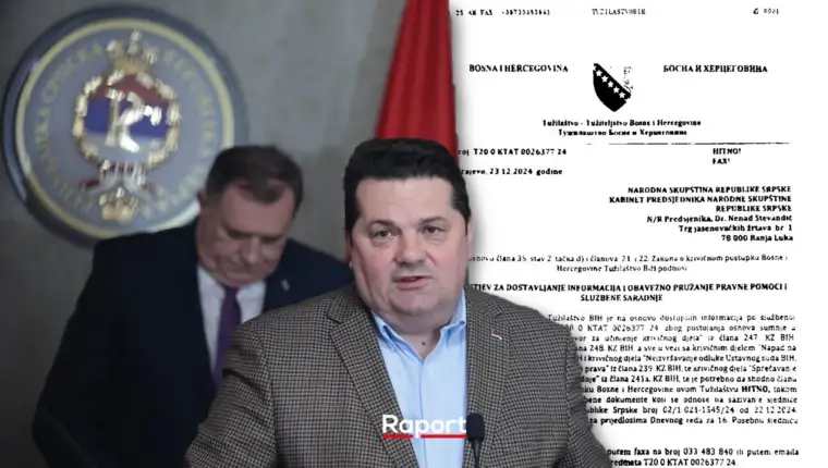 stevandic dodik zahtjev tuzilastvo