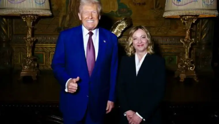 trump i meloni