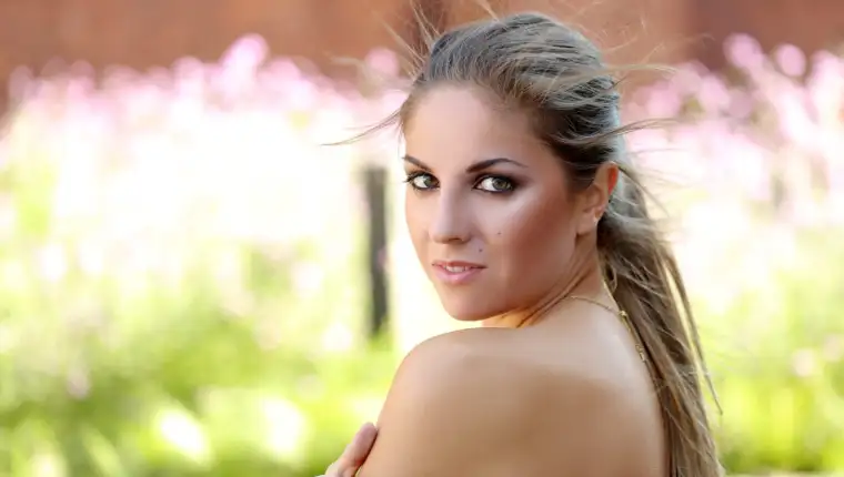 Beautiful girl outside