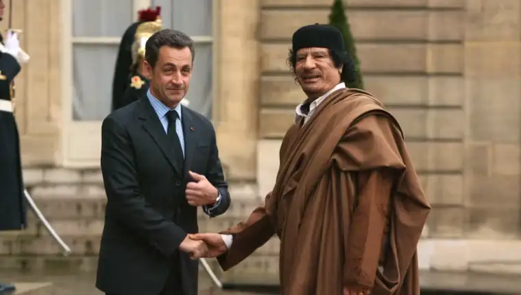 sarkozy gaddafi