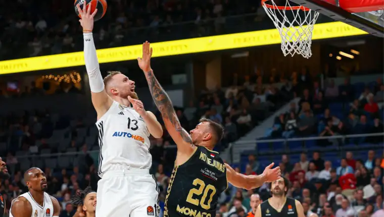 Euroleague Basketball Real Madrid vs Monaco