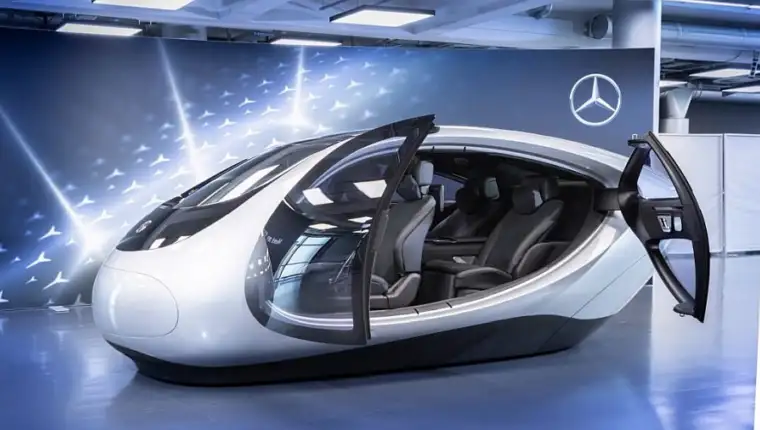 mercedes koncept srebrno jaje