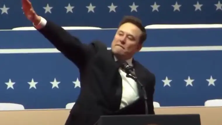 elon musk pozdrav