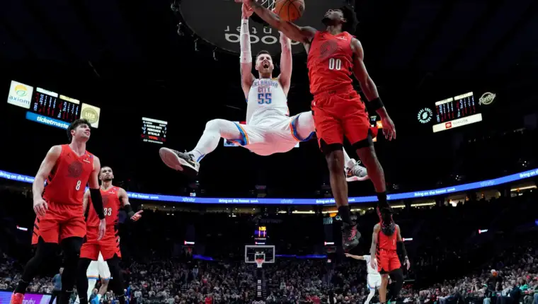 oklahoma portland nba