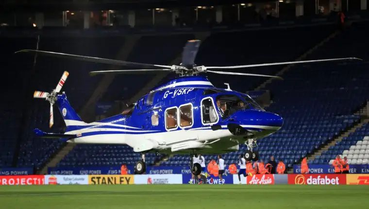 helikopter leicester citiy