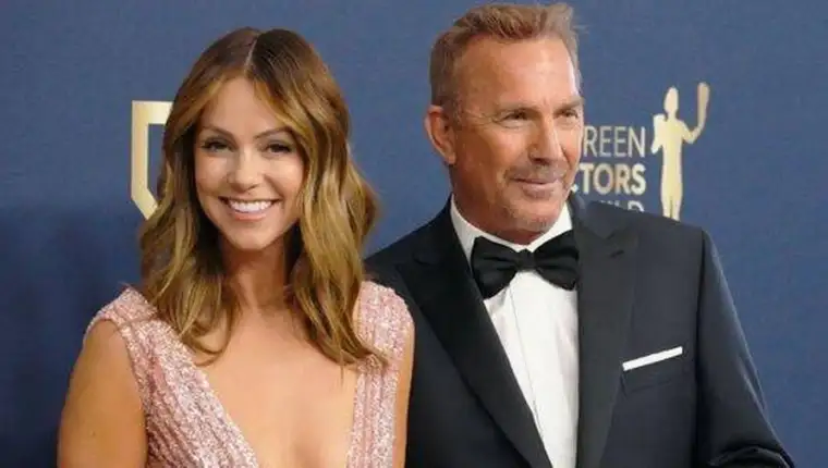 Christine Baumgartner and kevin costner