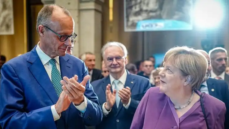 merkel i merz