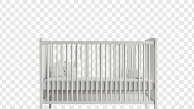White Baby Crib, Nursery Furniture, Infant Bedding, Cradle, Sleep, Baby Room Decor, Childrens Room, White Wooden Crib,Cot, Baby's Cot, Newborn Cot