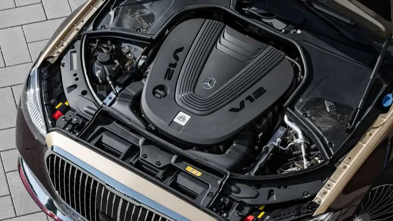 mercedes, motor
