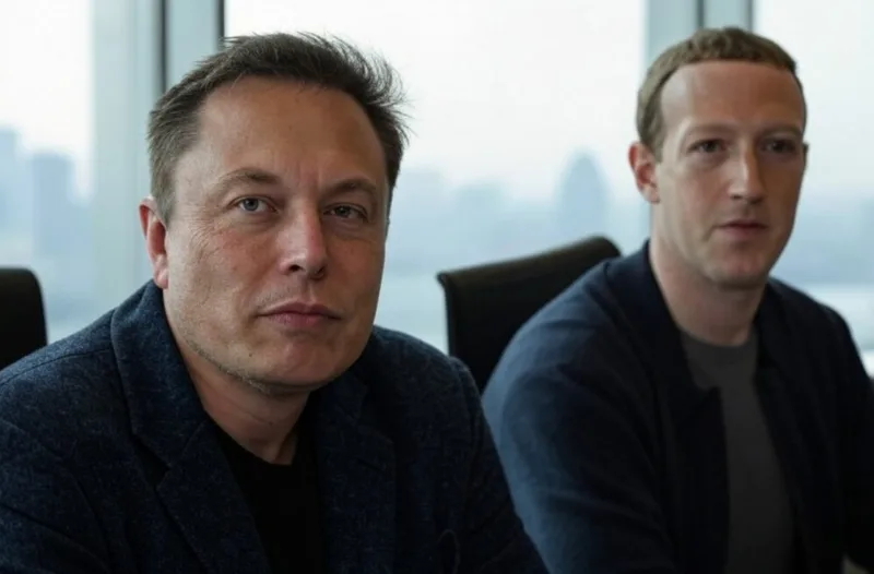 musk Mark Zuckerberg