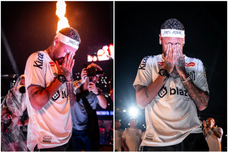 neymar place santos