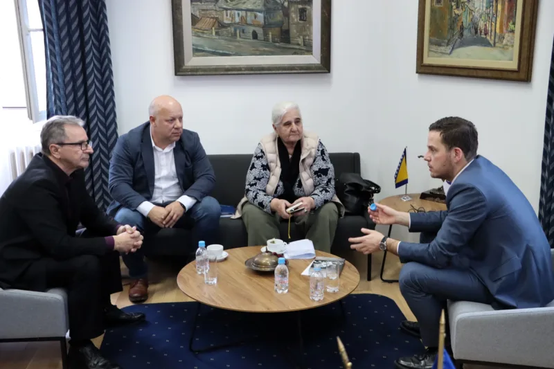 Nihad Uk i delegacija Srebrenice