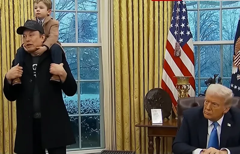 musk X trump ovalni ured