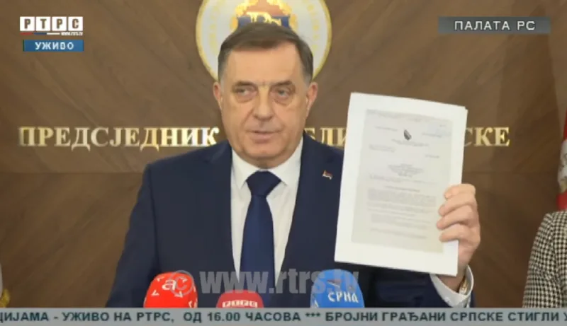 milorad dodik tuzilastvo