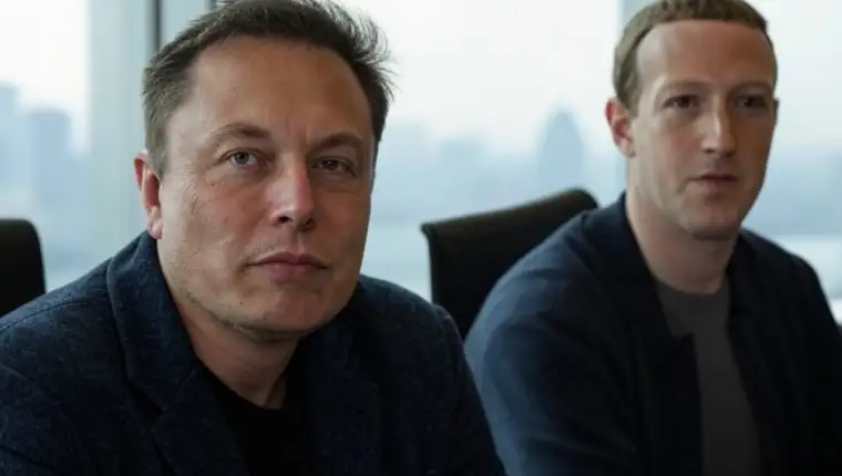 musk Mark Zuckerberg
