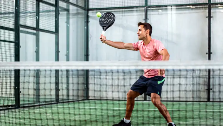 Man playing padel