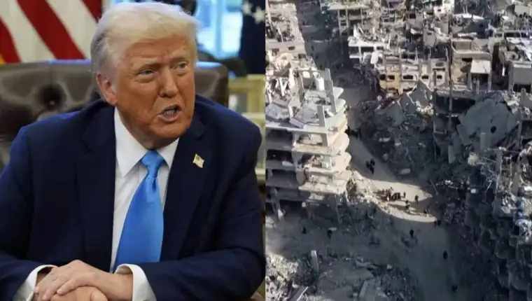 trump i palestina
