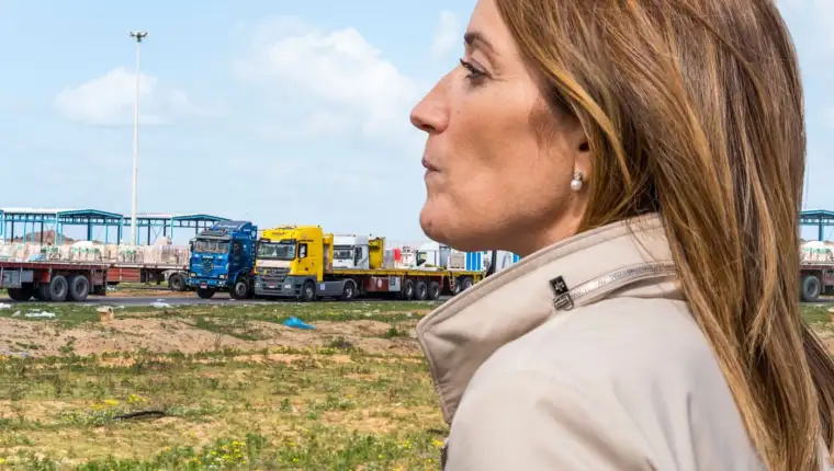 Roberta Metsola u gazi