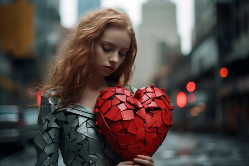 heartbroken woman