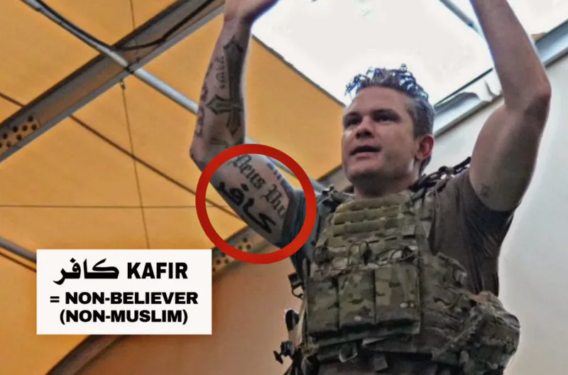 hegseth kafir