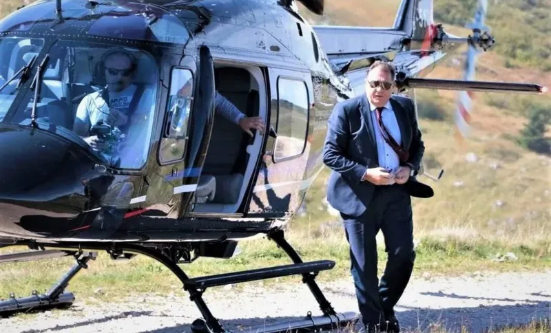 milorad dodik helikopter
