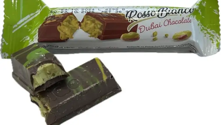 Rosso Bianco Dubai Chocolate povlačenje s tržišta