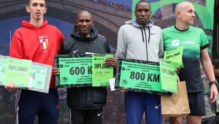 Mercy chemutai Koech i Bernard Kiprotich pobjednici Mostarskog polumaratona