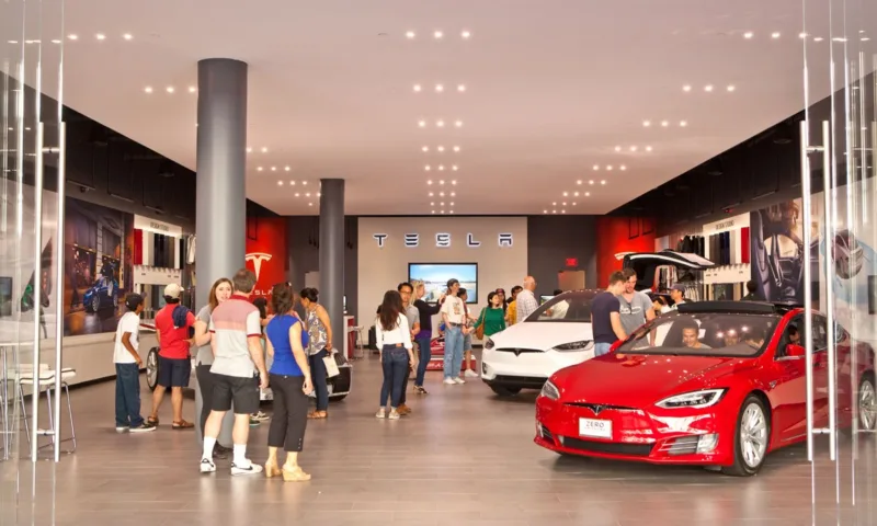 tesla saloni auta
