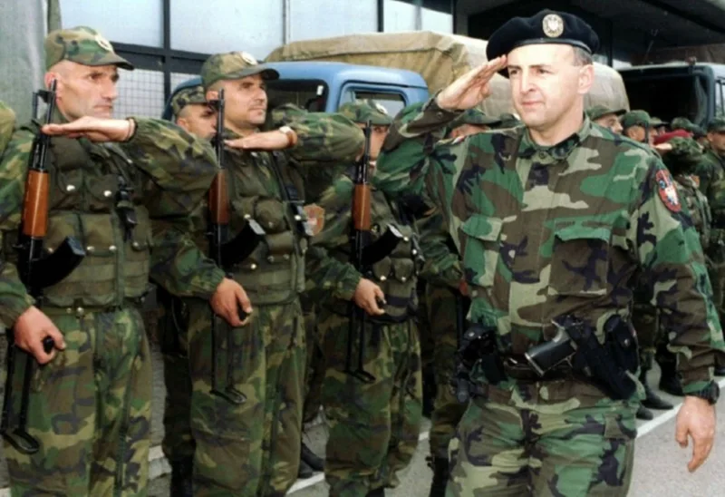 THE "SERBIAN TIGERS" TROOPS PREPARE TO MOVE TO EASTERN SLAVONIA.
