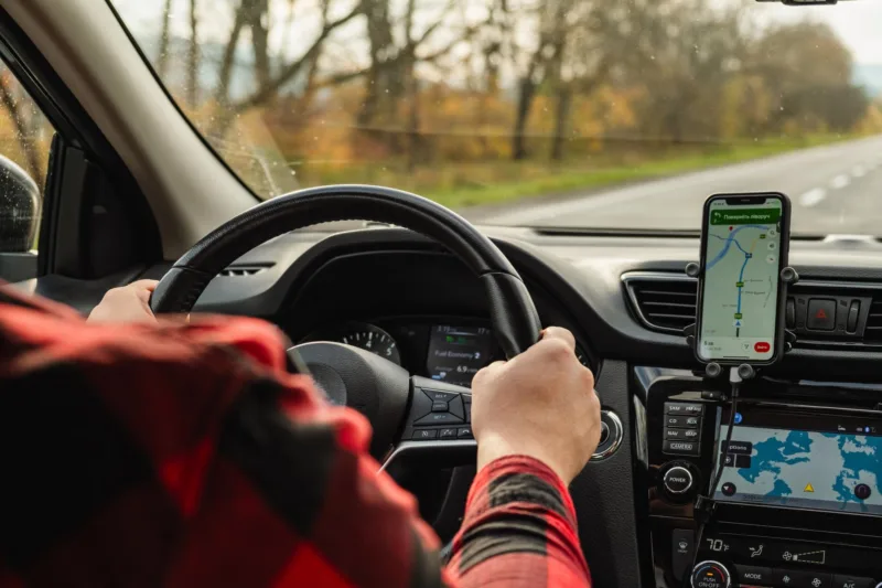 navigacija u autu freepik