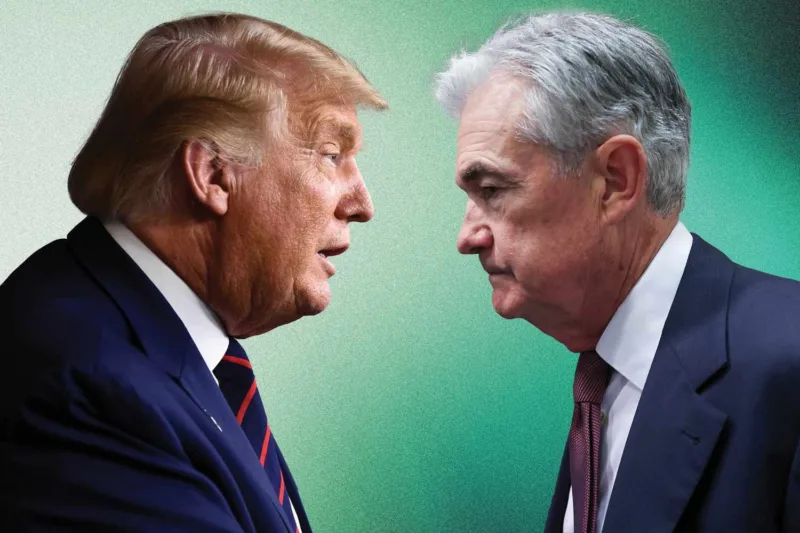donald trump i jerome powell