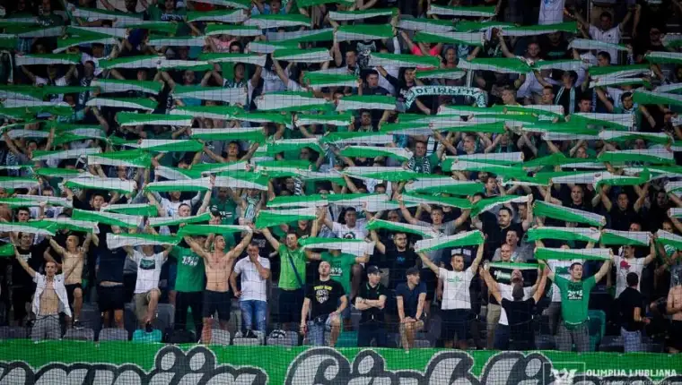 olimpija ljubljana navijači