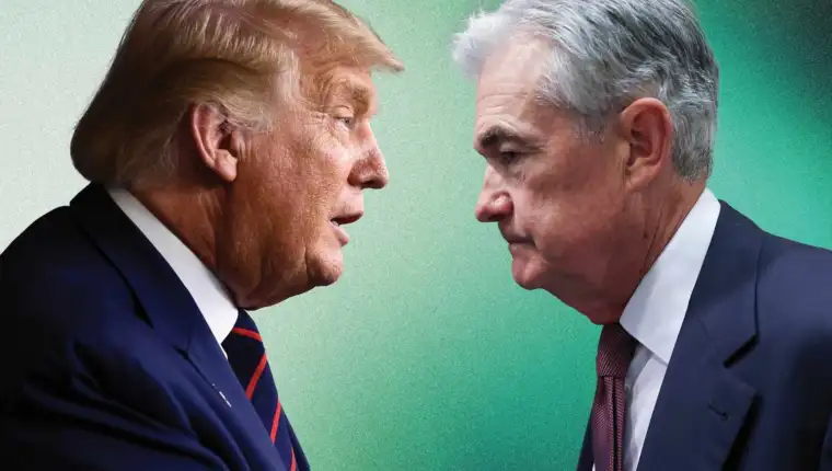 donald trump i jerome powell