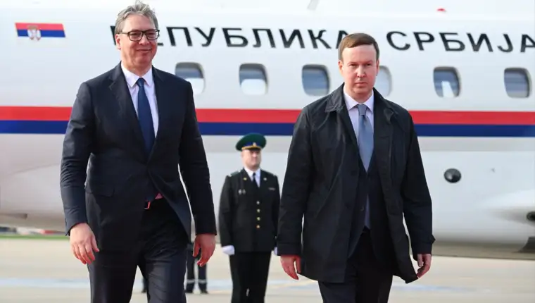 AA-20250508-37881341-37881337-PREDSJEDNIK_SRBIJE_ALEKSANDAR_VUCIC_U_MOSKVI
